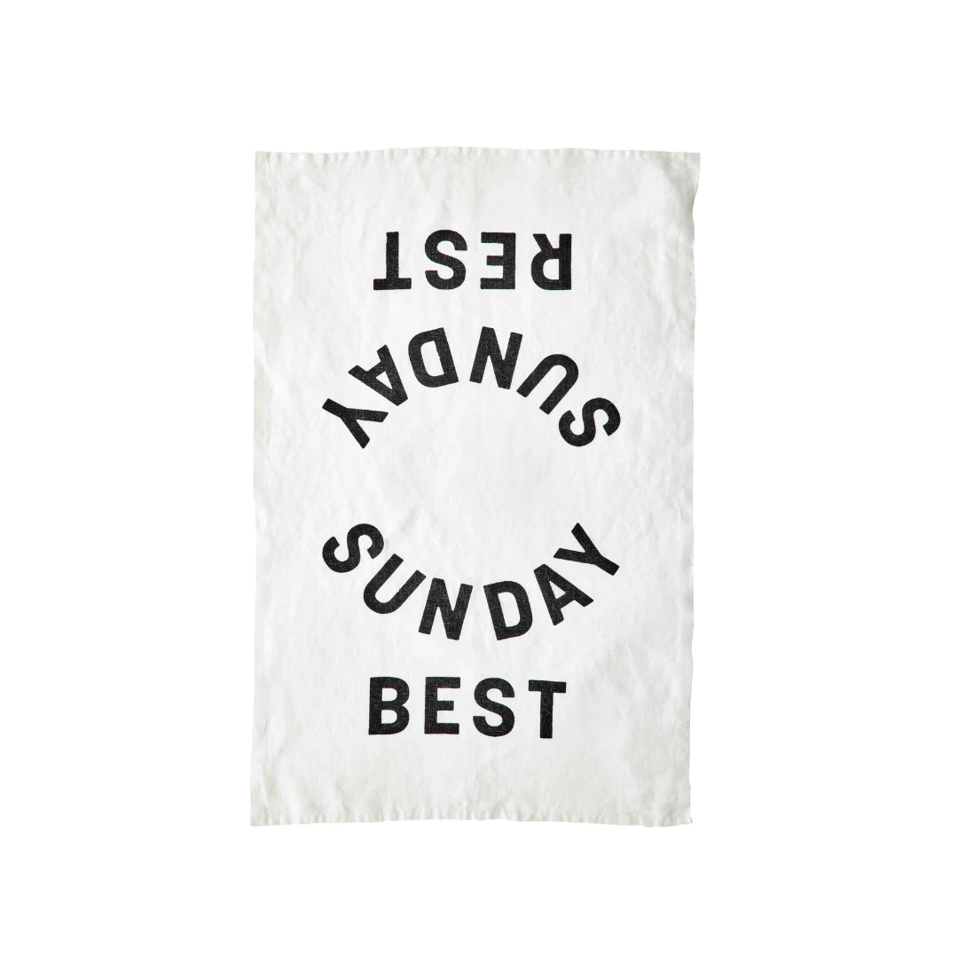 Sunday Best Tea Towel