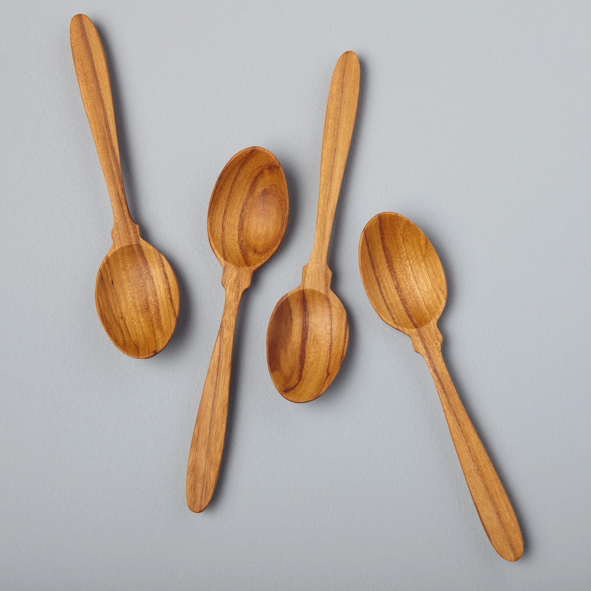 Teak Coffee Spoons - Set of 4