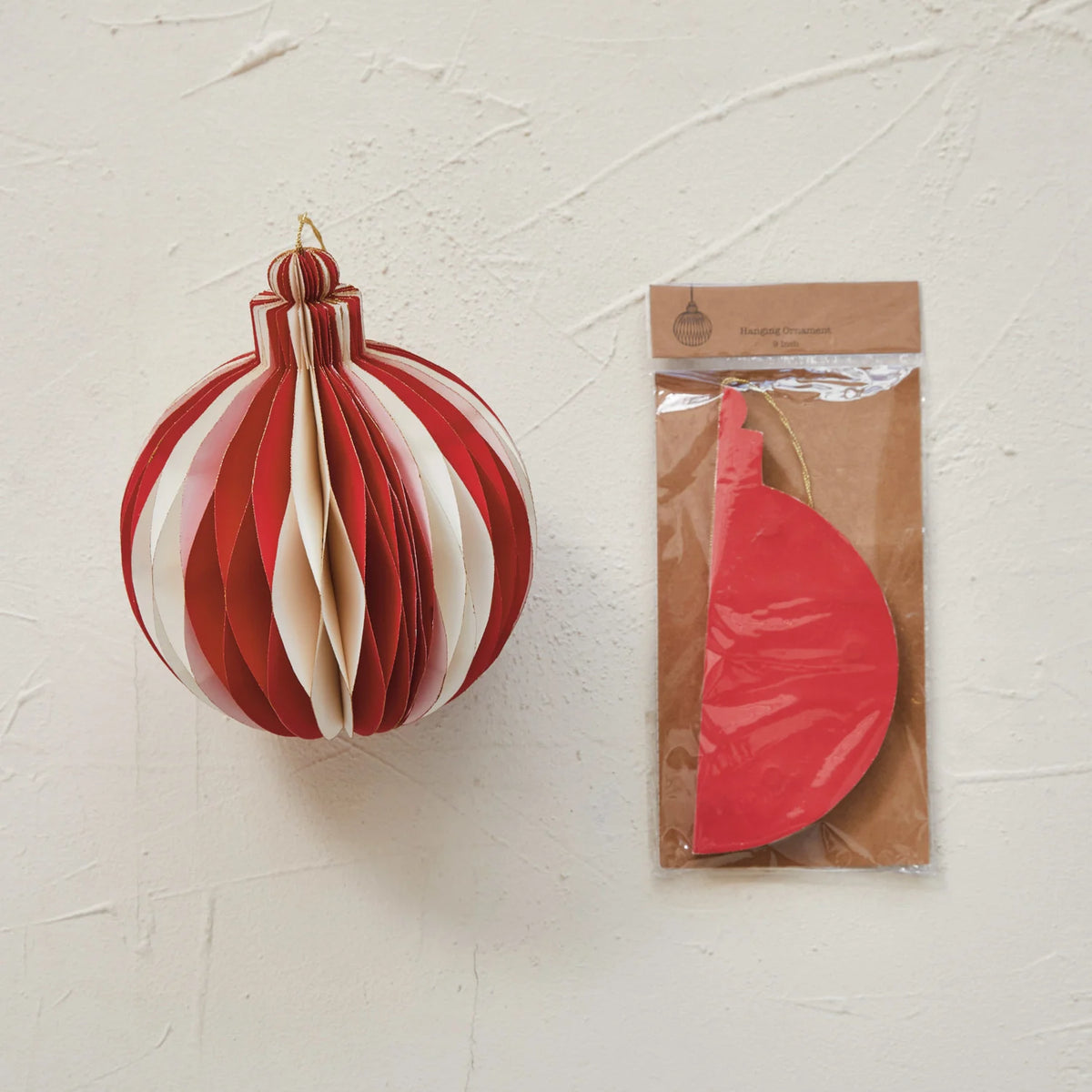 Paper Folding Honeycomb Ornaments
