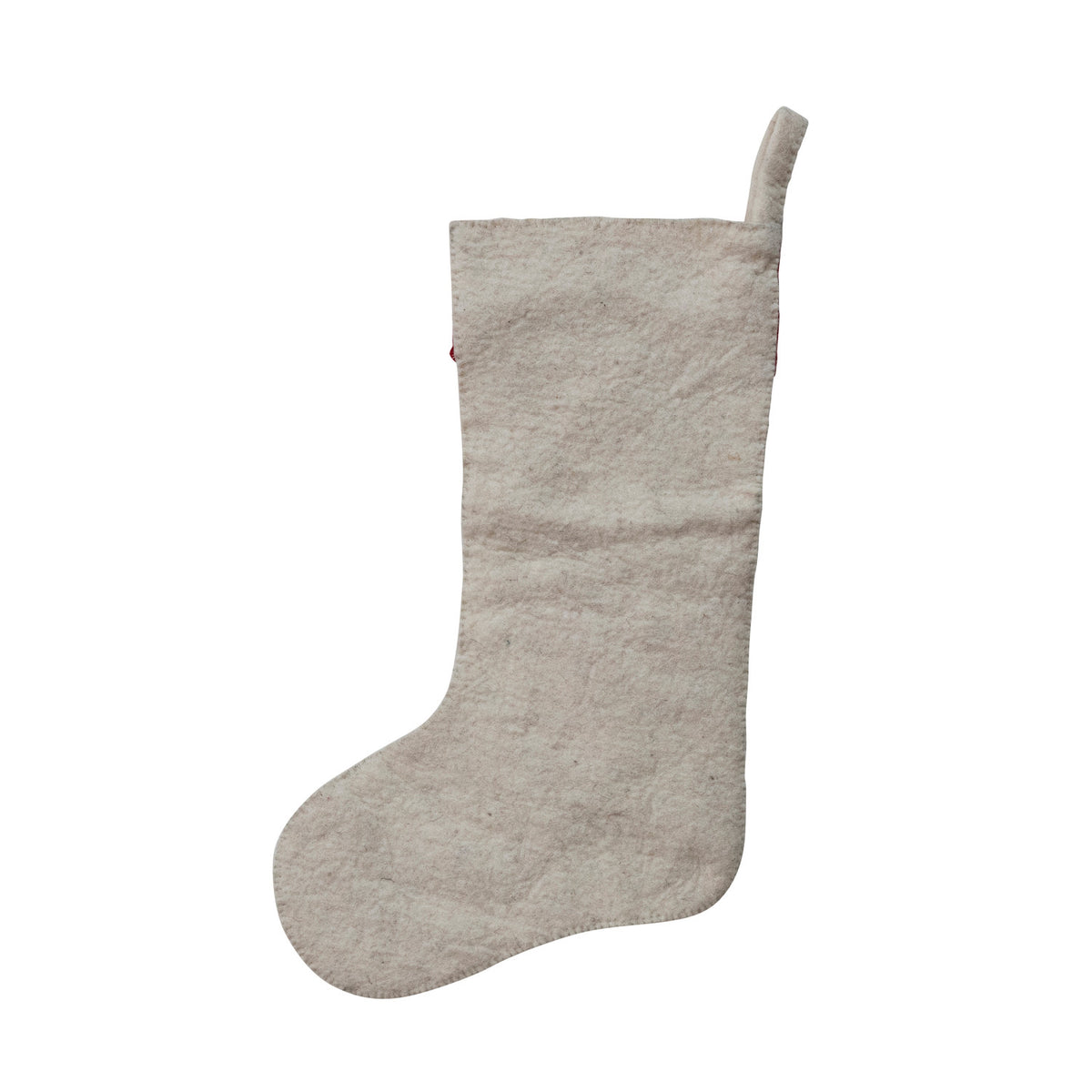 Botanical Wool Felt Stocking