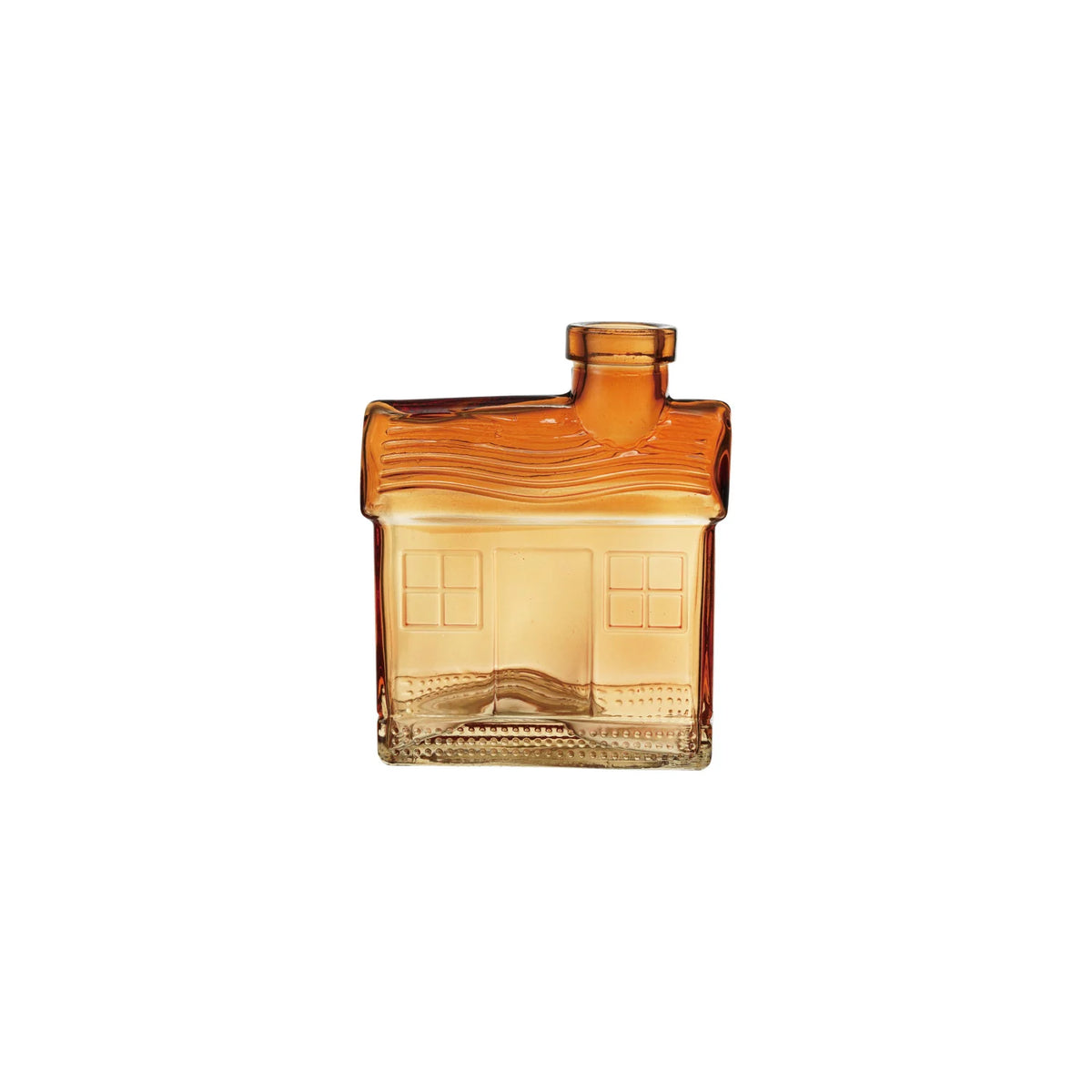 Glass House Shaped Vase